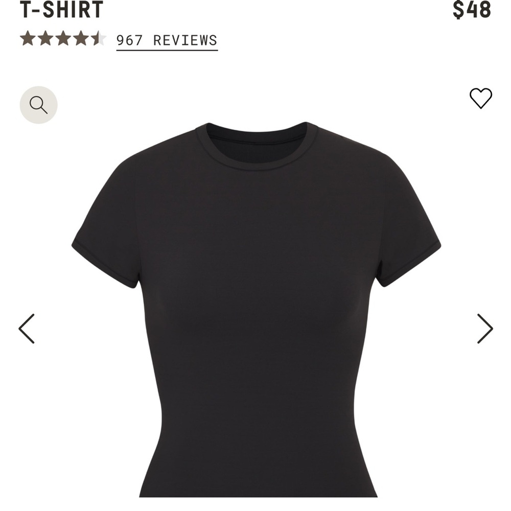 Skims fits everybody T-shirt size L Onyx